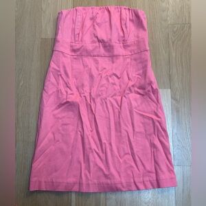 Vineyard Vines Women’s Pink Strapless Dress Mini Dress Size 10.